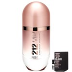 Ficha técnica e caractérísticas do produto KIT 212 VIP Rosé Carolina Herrera Eau de Parfum - Perfume Feminino 80ml+212 VIP Black Men
