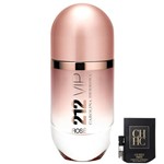 Ficha técnica e caractérísticas do produto KIT 212 VIP Rosé Carolina Herrera Eau de Parfum - Perfume Feminino 80ml+CH Men Privé