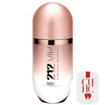 Ficha técnica e caractérísticas do produto KIT 212 VIP Rosé Carolina Herrera Eau de Parfum - Perfume Feminino 80ml+CH- Perfume Feminino