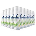 Ficha técnica e caractérísticas do produto Kit 10 Desodorante Aerosol Rexona Feminimo Extra Fresh - 90g