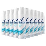 Ficha técnica e caractérísticas do produto Kit 10 Desodorante Aerosol Rexona Feminino Cotton Dry - 90g