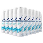 Ficha técnica e caractérísticas do produto Kit 10 Desodorante Aerosol Rexona Feminino Cotton Dry 90g