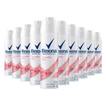 Ficha técnica e caractérísticas do produto Kit 10 Desodorante Aerosol Rexona Feminino Powder Dry - 90g