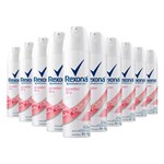 Ficha técnica e caractérísticas do produto Kit 10 Desodorante Aerosol Rexona Feminino Powder Dry 90g