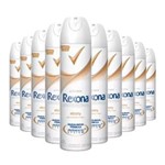 Ficha técnica e caractérísticas do produto Kit 10 Desodorante Rexona Aerosol Ebony Feminino - 175 Ml