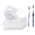 Ficha técnica e caractérísticas do produto Kit 10 máscara Lavável respiratória com uma escova de dente