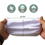 Ficha técnica e caractérísticas do produto Kit 10 Mascara Tecido Branco C/forro Proteção Respiratória Lavável