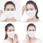 Ficha técnica e caractérísticas do produto Kit 10 Máscaras de proteção Reutilizável Tecido Preto Dupla camada - Lavável