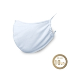 Ficha técnica e caractérísticas do produto Kit 10 Máscaras em Tecido 100% Algodão Lavável com Elástico