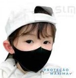 Ficha técnica e caractérísticas do produto Kit 10 Máscaras Tecido Infantil Modelo Ninja Infantil Lavável Preto - Lynx Produções Artistica