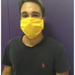 Ficha técnica e caractérísticas do produto Kit 10 Mascara de tecido lavável Proteção Facial Em Tnt 60g - Reutilizável
