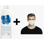 Ficha técnica e caractérísticas do produto Kit 10 máscaras Descartáveis + 1 Litro Àlcool em gel 70 % 1.000ML - Envio imediato