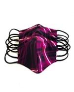 Kit 10 Máscaras Fabiola Molina em Tecido Laser Pink para Proteção Individual Lavável