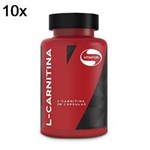 Ficha técnica e caractérísticas do produto Kit 10X L-Carnitina - 60 Cápsulas - Vitafor