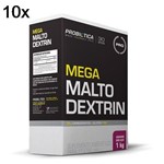 Ficha técnica e caractérísticas do produto Kit 10X Mega Maltodextrin - 1 Kg Guaraná com Açaí - Probiótica