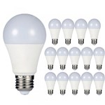 Ficha técnica e caractérísticas do produto Kit 15 Lâmpadas 15W Bulbo LED Super Branca Bivolt Econômica - Aaatop