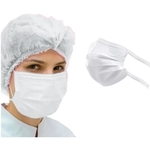 Ficha técnica e caractérísticas do produto Kit 03 Máscara Proteção Hospitalar Alta Qualidade Branca