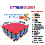 Ficha técnica e caractérísticas do produto Kit 17 Pçs Tatame Infantil Tapete Eva criança bebê Infantil 50x50x1cm