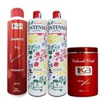 Kit 1ka Intense Selagem + Shampoo Pré 1L + Natural Mask 1kg - 1Ka Hair Professional