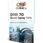 Kit 4 Álcool Spray Antisséptico e Higienizador 70% Aerossol 300ml - 13601 Orbi