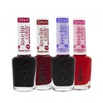 Ficha técnica e caractérísticas do produto Kit 4 Batom Tinta Dna Italy Love Lip Color Love 10Ml