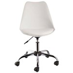 Ficha técnica e caractérísticas do produto Kit 4 Cadeiras Eames Office em Polipropileno Base Metal Sem Braço