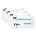 Ficha técnica e caractérísticas do produto Kit 4 Creme de Assaduras Dove Baby Hidratação Enriquecida - 90g
