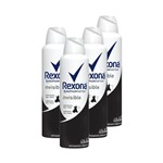 Ficha técnica e caractérísticas do produto Kit 4 Desodorantes Rexona Motionsense Antitranspirante Aerossol Invisible 150ml