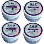 Ficha técnica e caractérísticas do produto Kit 4 Gel Led Uv X & D Para Unhas 56gr Nude
