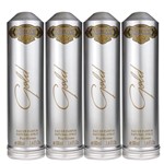 Ficha técnica e caractérísticas do produto Kit 4 Perfumes Cuba Gold Prime Edp Masculino 100ml Original