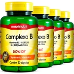 Ficha técnica e caractérísticas do produto Kit 4 Potes Complexo B 60 Cápsulas Maxinutri