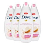 Ficha técnica e caractérísticas do produto Kit 4 Sabonete Líquido Dove Delicious Care Leite de Coco e Pétalas de Jasmim - 250 Ml