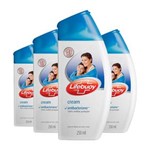 Ficha técnica e caractérísticas do produto Kit 4 Sabonete Líquido Lifebuoy Cream - 250 Ml