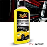 Ficha técnica e caractérísticas do produto Kit 4 Shampoo Ultimate Automotiva Meguiars Cera G177475 Meguiars
