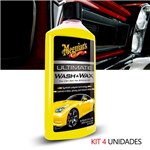 Ficha técnica e caractérísticas do produto Kit 4 Shampoo Ultimate Automotiva Meguiars Cera G177475