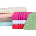 Ficha técnica e caractérísticas do produto Kit 24 toalhas de banho esmeralda 70x130cm Algodão 250 g