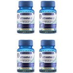 Ficha técnica e caractérísticas do produto Kit 4x Vitamina D 60 Cápsulas - Catarinense