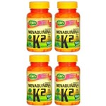 Ficha técnica e caractérísticas do produto Kit 4x Vitamina K2 (Menaquinona) 60 Cápsulas Unilife