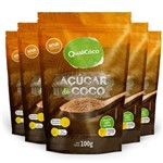 Ficha técnica e caractérísticas do produto Kit 5 Açúcar de Coco Natural Qualicôco 100g