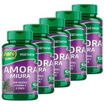 Ficha técnica e caractérísticas do produto Kit 5 Amora Miura 120 Cápsulas Unilife Vitamins