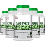 Ficha técnica e caractérísticas do produto Kit 5 Café Verde com Vitamina C Chá Mais 60 Cápsulas