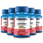 Ficha técnica e caractérísticas do produto Kit 5 Cafeína 200mg Catarinense Pharma 60 Cápsulas