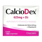 Ficha técnica e caractérísticas do produto Kit 5 Caixas Cálcio Calciodex 625Mg + Vitamina D3 180 Comprimidos