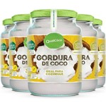 Kit 5 Gordura de Coco Pote Qualicôco 400g