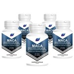 Ficha técnica e caractérísticas do produto Kit 5 Maca Peruana 100%Pura + Vitaminas 500mg - 90 Cápsulas