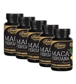 Ficha técnica e caractérísticas do produto Kit 5 - Maca Peruana Premium 100 Pura 300 Cápsulas - Unilife