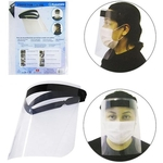 Ficha técnica e caractérísticas do produto Kit 5 Máscaras Visor Facial Acrílica Proteção Total Do Rosto - Face Shield