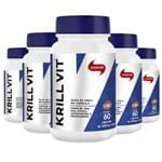 Ficha técnica e caractérísticas do produto Kit 5 Óleo de Krill Vitafor 60 Cápsulas