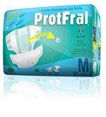 Ficha técnica e caractérísticas do produto Kit 5 Pct Fralda Geriatrica Protfral Econom. M - 150 Unds