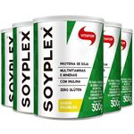 Ficha técnica e caractérísticas do produto Kit 5 Soy Plex Proteína de Soja Vitafor 300g Baunilha
